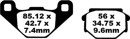 Az EBC fékpad FA organikus FA382