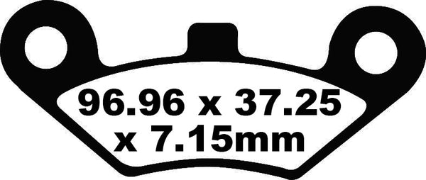 EBC fékbetét szén tt Dirt Fa453tt