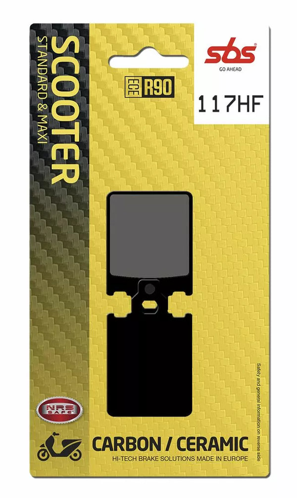 SBS fékpad autó/CER SCOOT 117HF