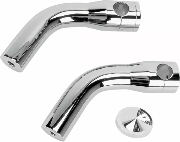 Accutronix 6 Pullback Risers Chrome HRP1356-C