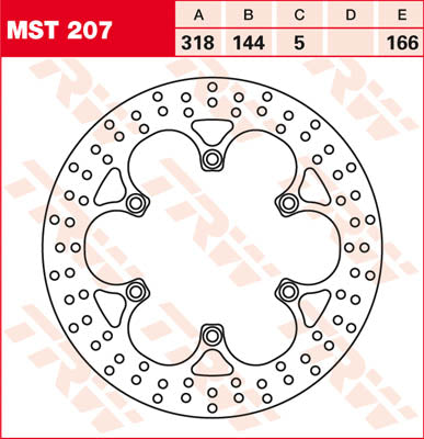 TRW ROTOR TRW MST207 MST207