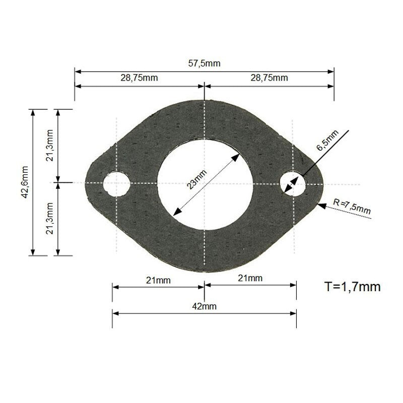 Yasuni replacement muffler seal for all models JUN101R