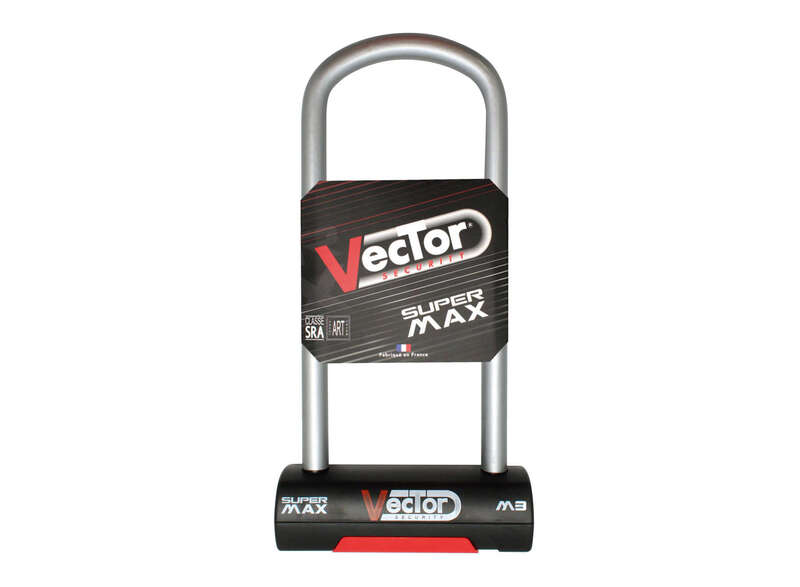 Vektor Super Max M3 U-Lock-Ø16mm / 108x270mm-SRA / ART / NF-FFMC tanúsítvánnyal rendelkező U-124 /270-NV