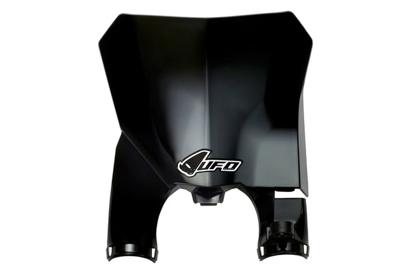 UFO stadion elülső számú lemez fekete Honda CRF450R/RX HO04679#001