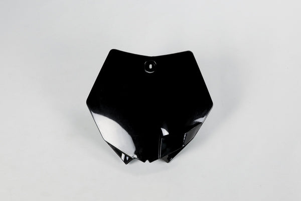 UFO Front Numbers Plate Black KTM SX85 KT04041@001