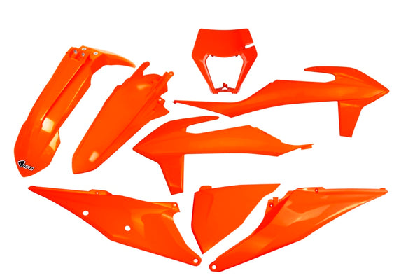UFO műanyag készlet Neon Orange KTM EXC/EXC-F KTKIT527@FFLU