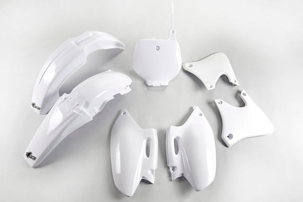 UFO Plastic Kit OEM Color White (98) Yamaha YZ400F YAKIT290@999W 
