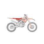 Blackbird Double Grip 3 ülés burkolat piros/fekete Honda CRF450R 1149H