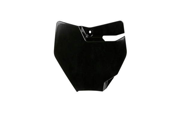 UFO Front Number Plate Black Gas MC 65 GG07106@001