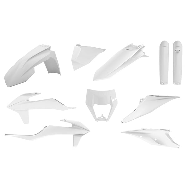 PolicePort Plastic Kit White - KTM EXC/EXC -F 91016