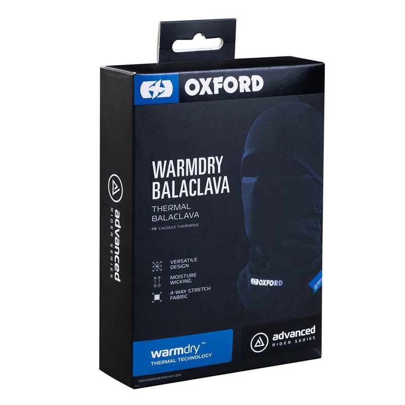 Oxford Advanced Welcry Balaclava Schwarz CA230201