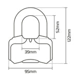 Oxford Nemesis Disc Lock - 16 mm LK471