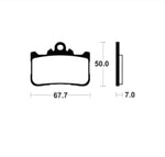 Tecnium szinterelt fémfékpárnák - MF494 1122850