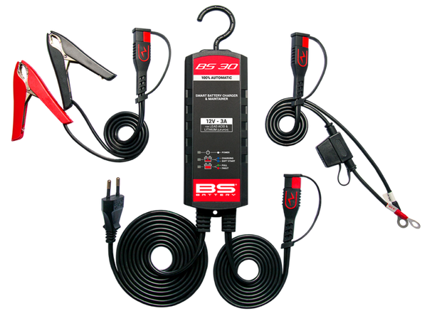 BS akkumulátor BS30 SMART akkumulátortöltő - 12V 3A