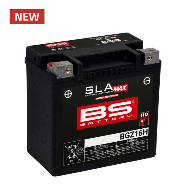 BS Battery SLA Max Battery Maintenance Free Factory Activated - BGZ16H 