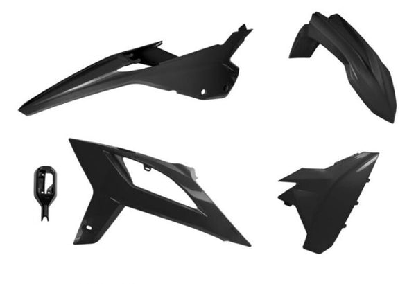 Racetech műanyag készlet 4 alkatrész-fekete béta-tól (R-Kitbet-NR0-520)