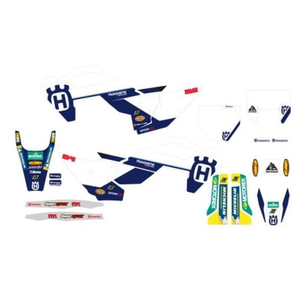 Blackbird Sticks Set Racing Replica Factory Team Husqvarna 2616R8
