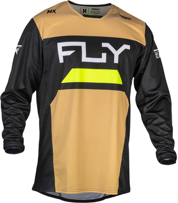 Fly Racing Kinetic Reload Jersey-Khaki/Black/Hi-Vis 377-522M