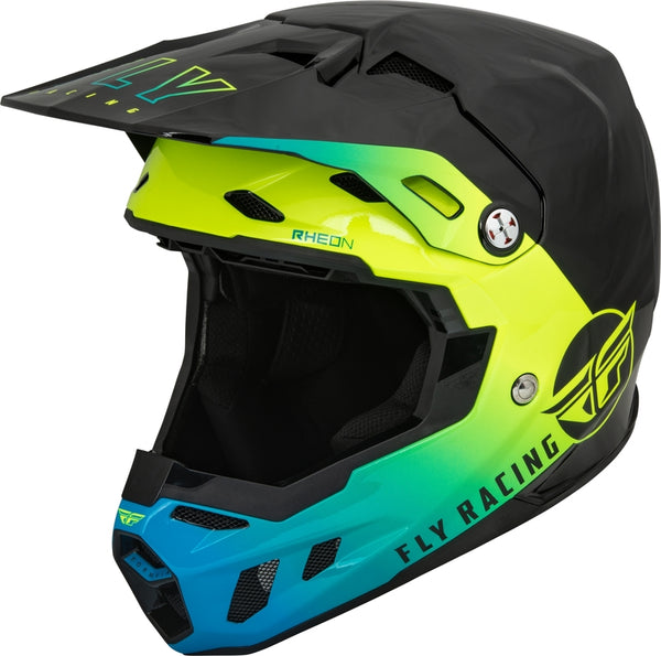 Fly Racing Formula CC Center Helmet-Black/Blue/Hi-Vis 73-4320xs