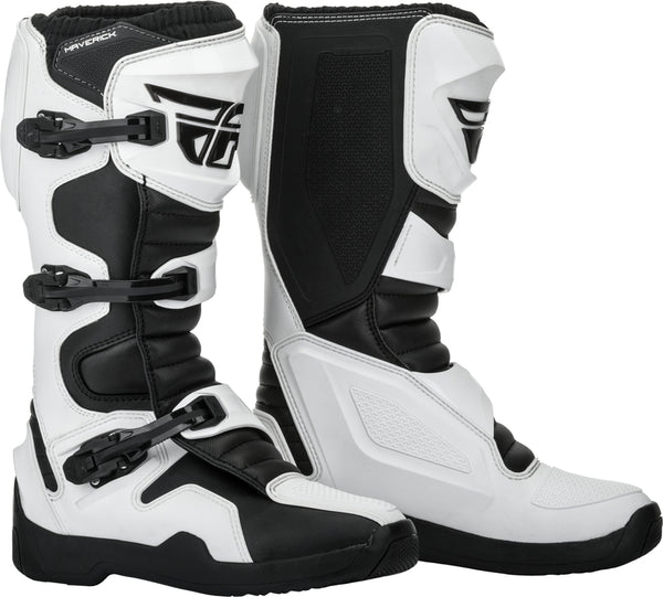 Fly Racing Maverik Boots White/Fekete Sz 10 364-67510