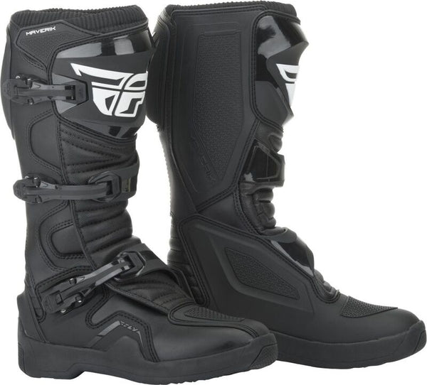 Fly Racing Maverik Boots Black Sz 09 364-67109
