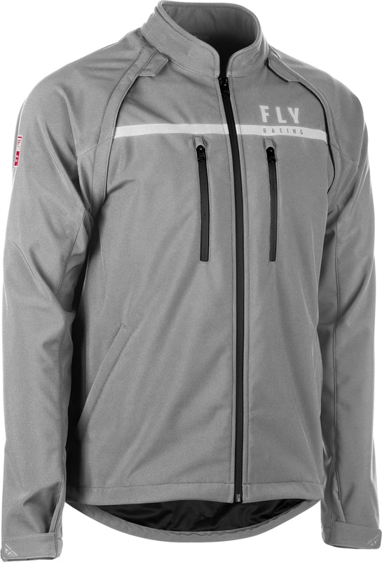 Fly Racing Patrol Softshell kabát - Szürke 373-687m