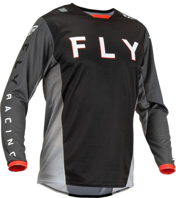 Fly Racing Kinetic Kore Jersey fekete/szürke MD 376-420m