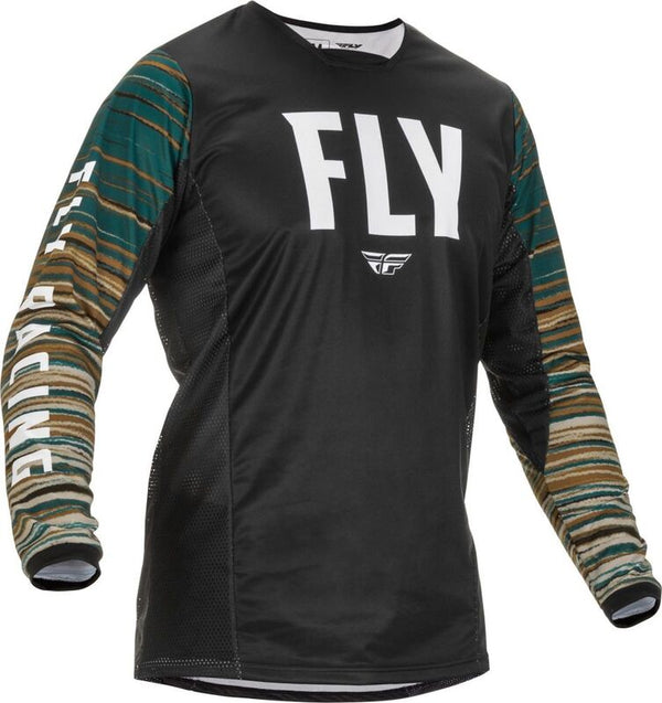 Fly Racing Kinetic Wave Jersey fekete/szoba MD 375-520m