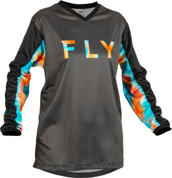 Fly Racing női F-16 Jersey Grey/Pink/Blue MD 376-821m