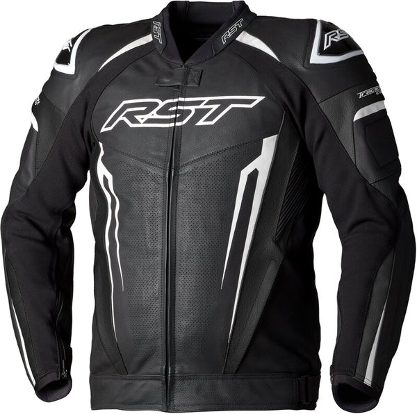 Rst mc-leather jacket tractech evo 5 black /white
