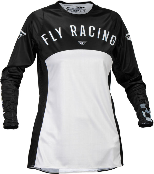 Fly Racing Lite Woman Jersey - Fekete/világosszürke 377-620s