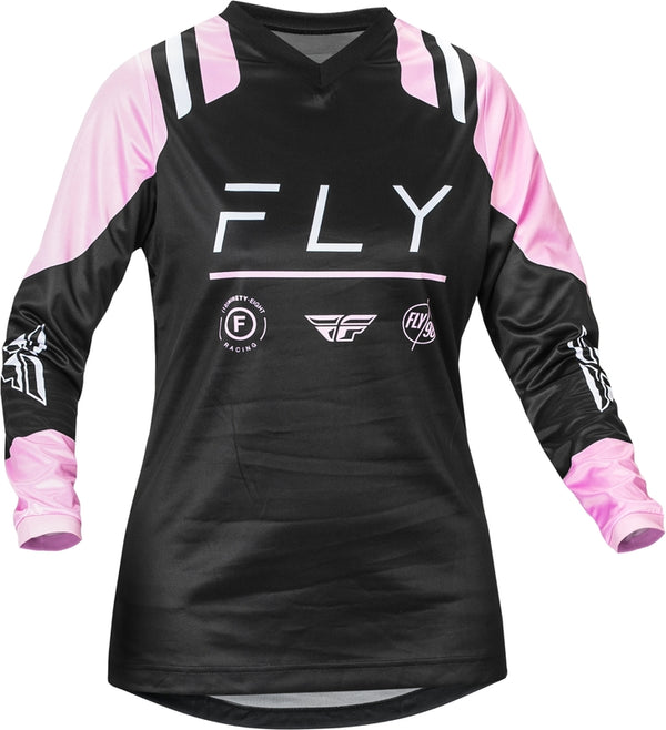 Fly Racing F-16 Woman Jersey-Black/Lavendula 377-8212X
