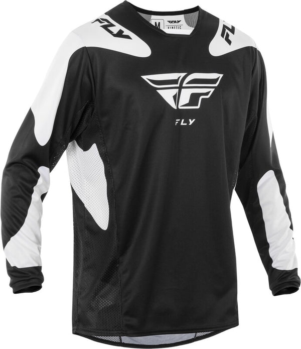 Fly Racing Kinetic Sym Jersey - fekete/fehér 378-4212X
