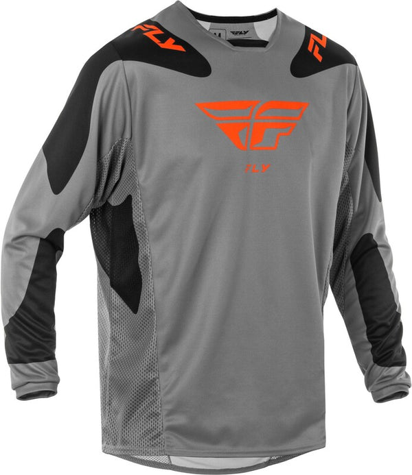 Fly Racing Kinetic Sym Jersey - szürke/narancssárga/fekete 378-422m