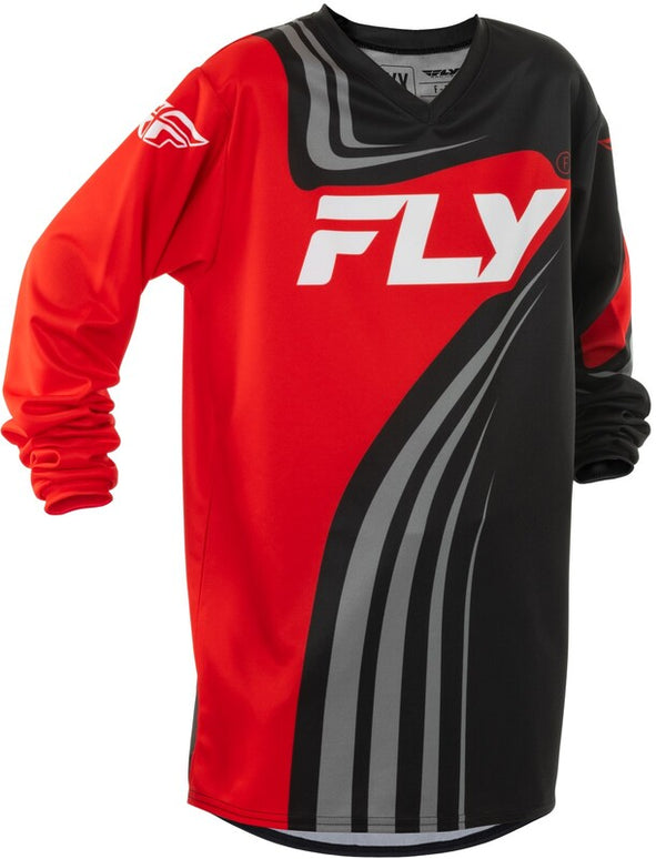 Fly Racing F-16 Youth Jersey-Black/Red/White 378-220yl