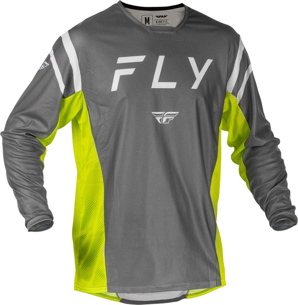 Fly Racing Kinetic Mesh Jersey - szürke/sárga 379-314m