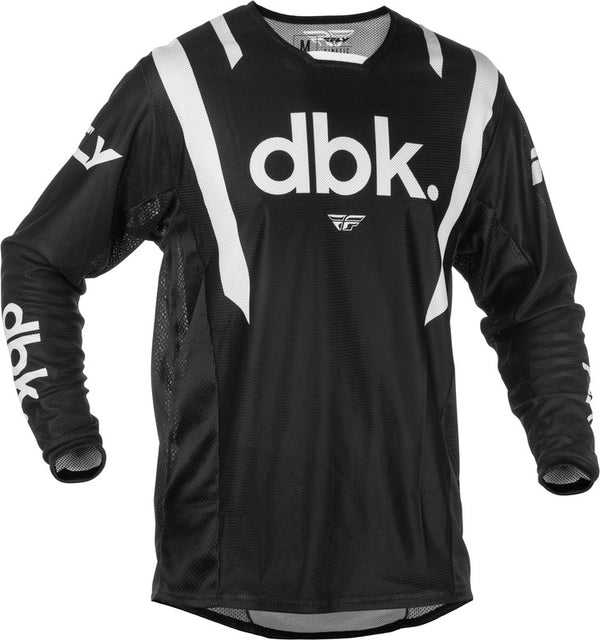 Fly Racing Kinetic háló DBK Jersey - Fekete/fehér 379-3172X