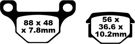 Az EBC fékpad FA organikus FA093