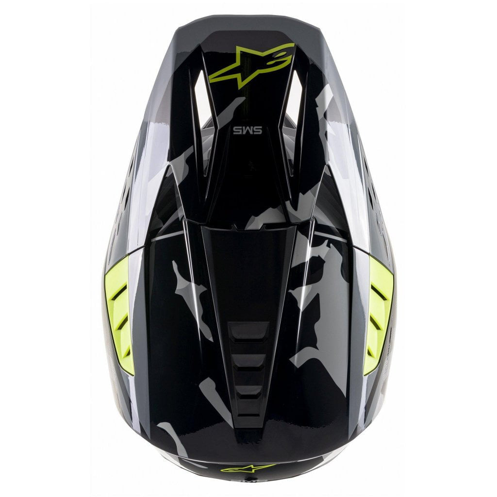 Alpinestars Cross MC sisak S-M5 Rover fekete /szürke /gulfluo