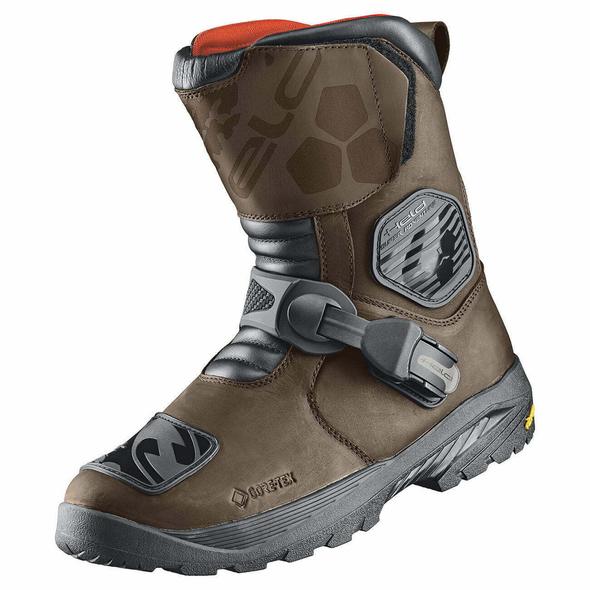 Tartotta az unisex gore-tex® rövid MC csizmát Brickland Brown