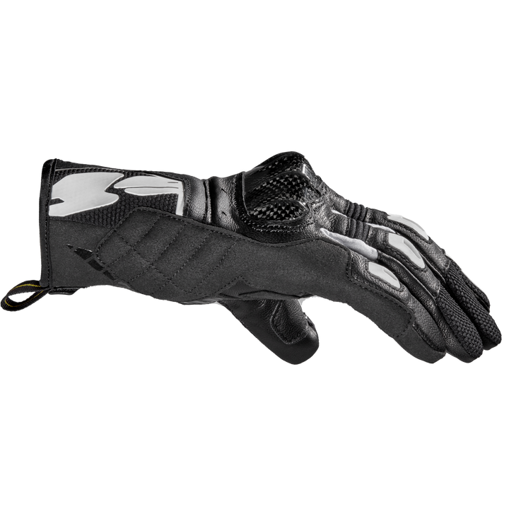 Spidi Mc-Handskar G-Carbon Svart/Vit med ergonomisk passform och slitstarka material för maximal rörelsefrihet och säkerhet.