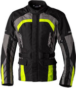 RST textil MC-jacket alfa 5 fekete /influenza