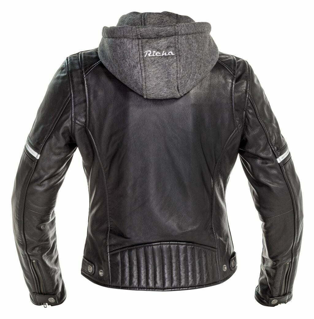 Richa Lady Mc-Leather Jacket Toulon II fekete