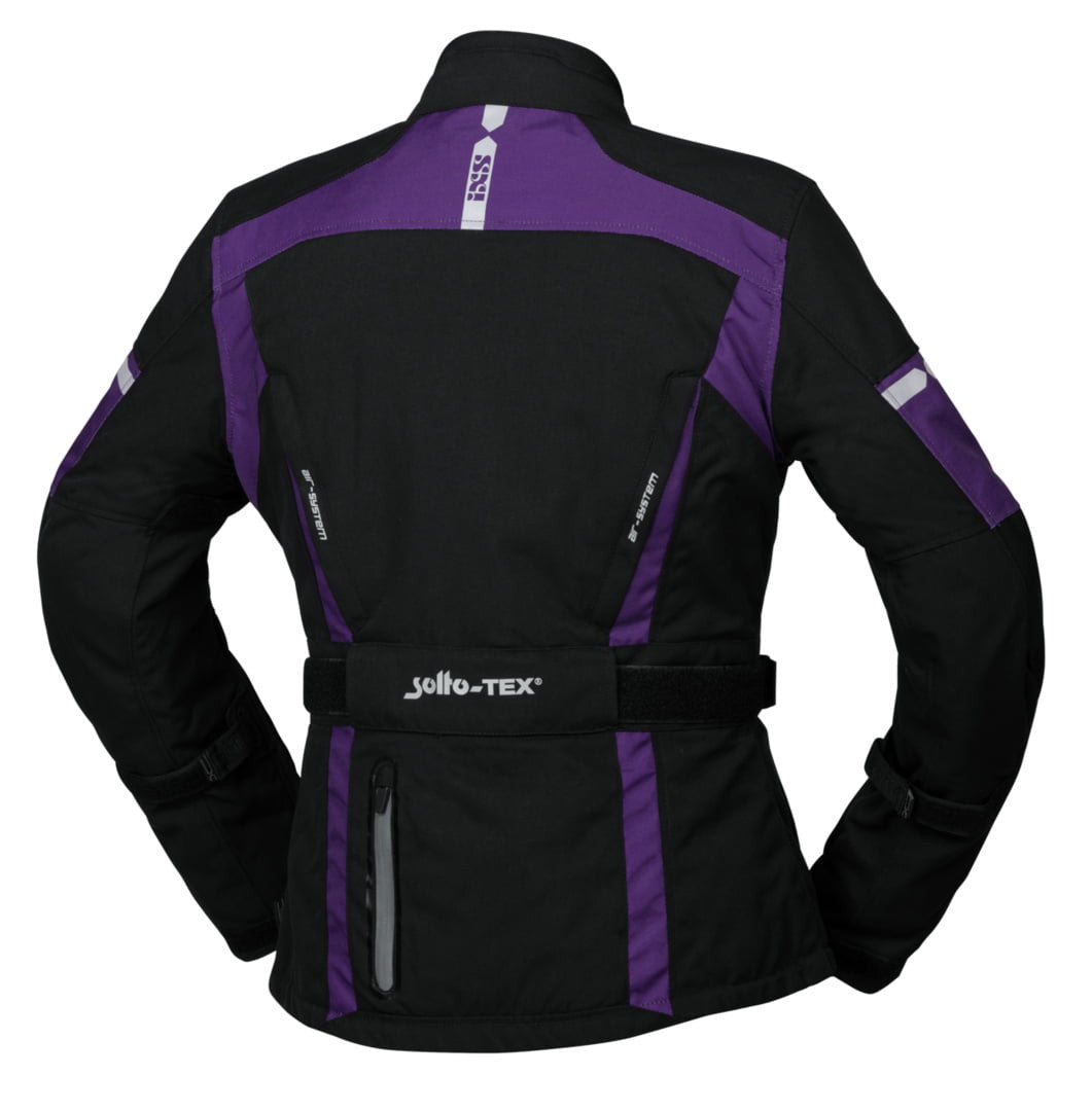 IXS Lady Textile Mc -Jacket Pacora -st fekete /lila