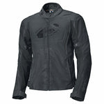 Tartott textil mc-jacket baxley felső fekete