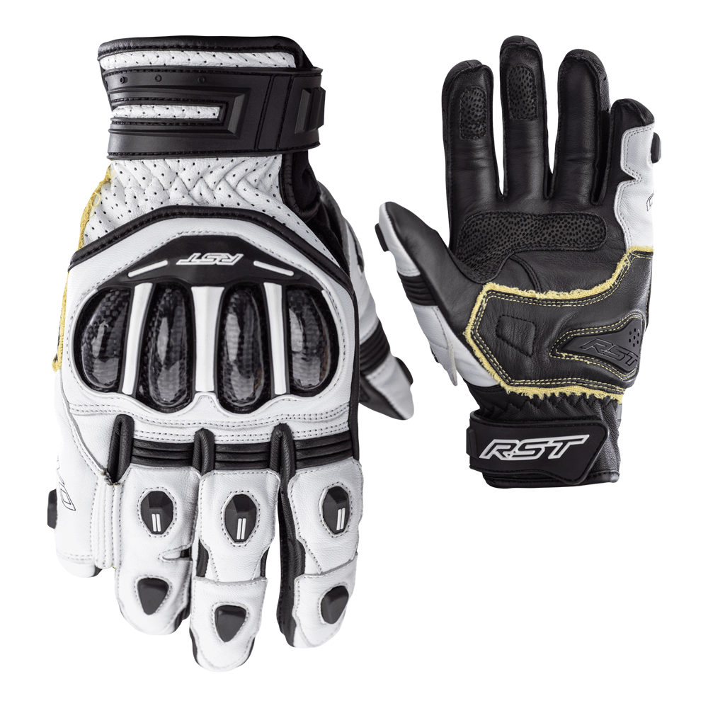 RST Sport MC-Gloves Tracch Evo 4 rövid fehér