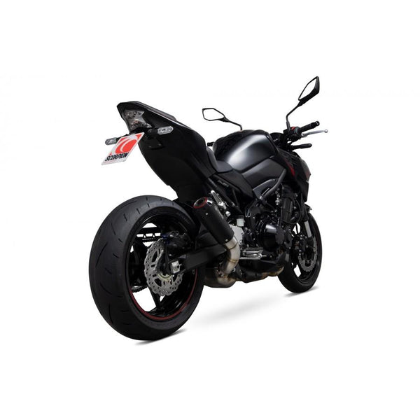 Kawasaki Z900 2020-2025 Red Power Slip-On Fekete Kerámia Vonatú hüvely. Nem felel meg az amerikai modellnek.