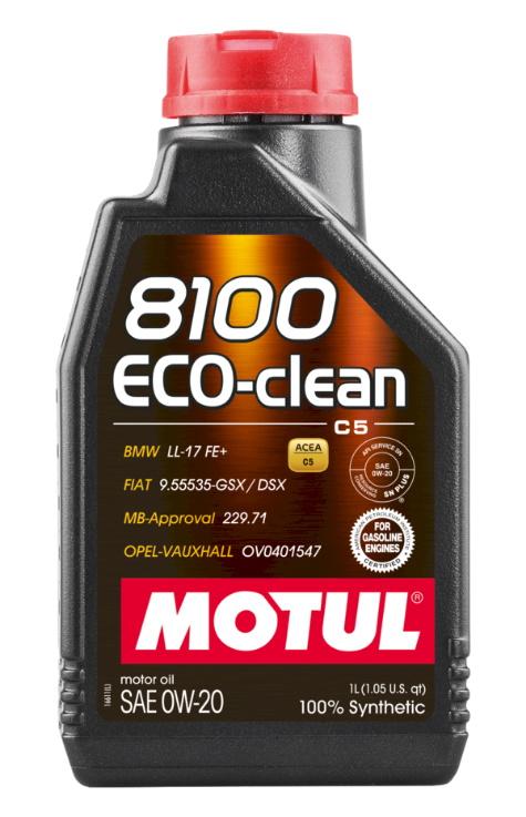 MOTUL 8100 Eco-Clean 0W20 1L (12db/karton)