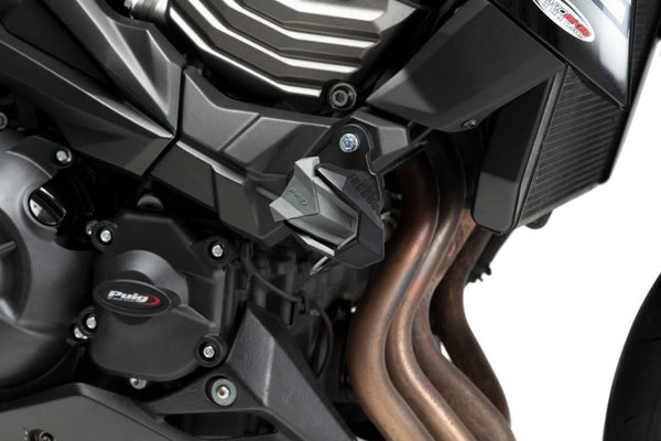 Crash Pads R19 Kawasaki Z800 13-17 c/fekete