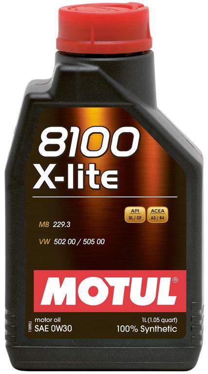 MOTUL 8100 X-LITE 0W-30 1 L (12pcs/karton)